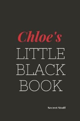 Cover of Chloe's Little Black Book