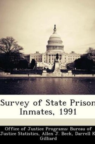 Cover of Survey of State Prison Inmates, 1991