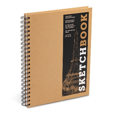 Book cover for Sketchbook (basic large spiral Kraft)