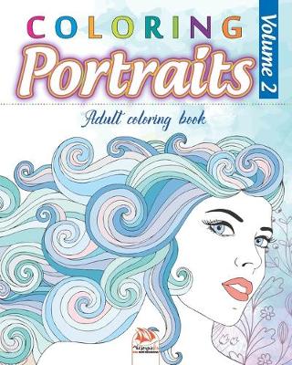 Book cover for Coloring portraits 2