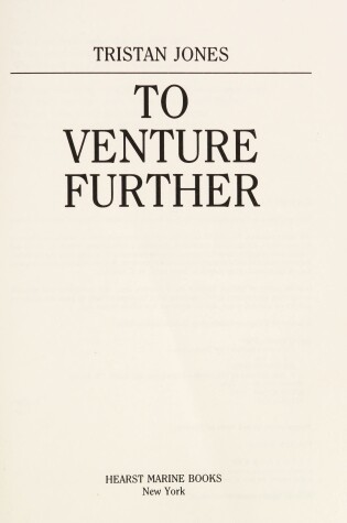 Cover of To Venture Further