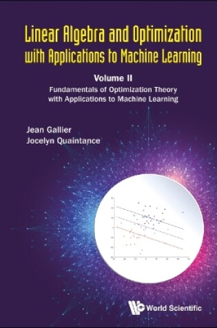 Cover of Linear Algebra And Optimization With Applications To Machine Learning - Volume Ii: Fundamentals Of Optimization Theory With Applications To Machine Learning