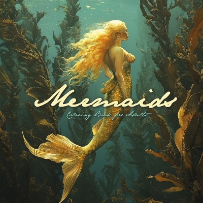 Book cover for Mermaids Coloring Book for Adults