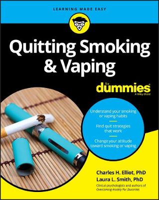 Book cover for Quitting Smoking & Vaping For Dummies