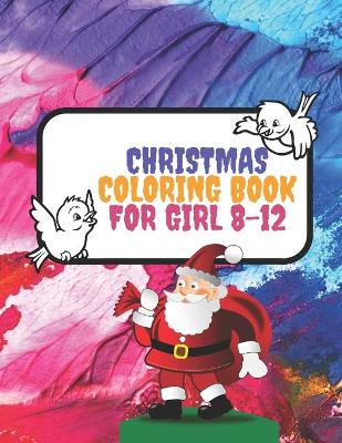 Book cover for Christmas Coloring Book for Girl 8-12