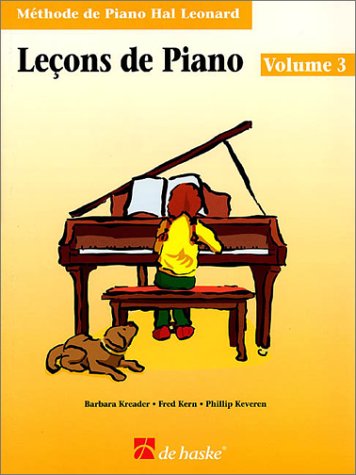 Book cover for Piano Lessons Book 3 - French Edition Hal Leonard Student Piano Library