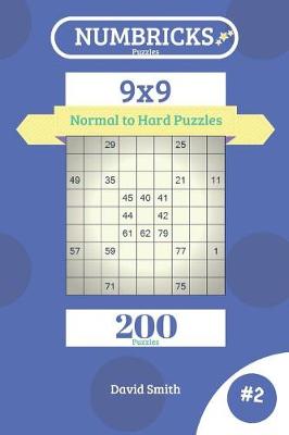 Book cover for Numbricks Puzzles - 200 Normal to Hard Puzzles 9x9 Vol.2