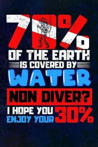 Cover of 70% Of The Earth Is Covered By Water Non Diver? I Hope You Enjoy Your 30%