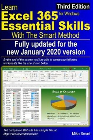 Cover of Learn Excel 365 Essential Skills with The Smart Method