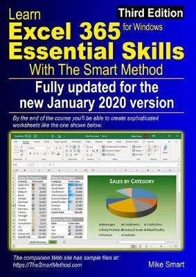 Book cover for Learn Excel 365 Essential Skills with The Smart Method