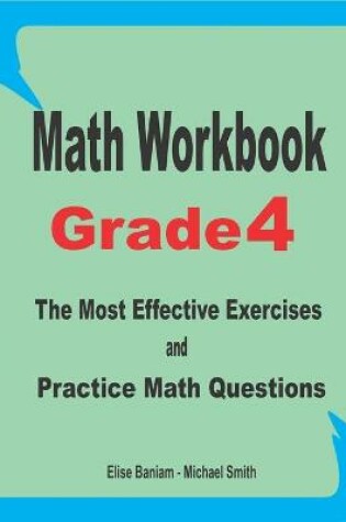 Cover of Math Workbook Grade 4