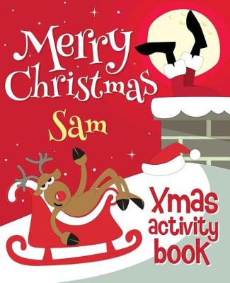 Book cover for Merry Christmas Sam - Xmas Activity Book