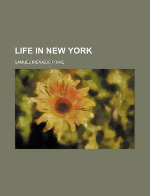 Book cover for Life in New York