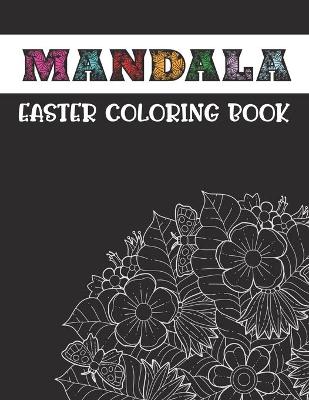 Book cover for Mandala Easter Coloring Book