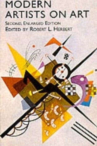 Cover of Modern Artists on Art