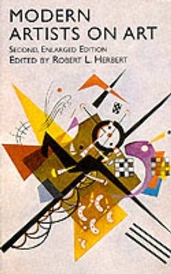 Cover of Modern Artists on Art