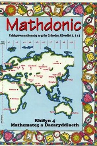 Cover of Mathdonic 4 - Mathemateg a Daearyddiaeth