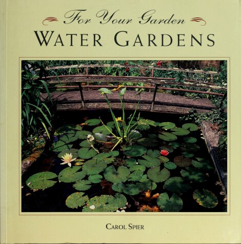 Book cover for For Your Garden: Water Gardens