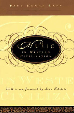 Cover of Music in Western Civilization
