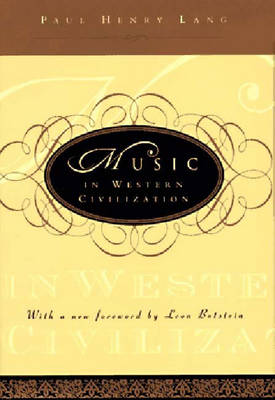 Book cover for Music in Western Civilization