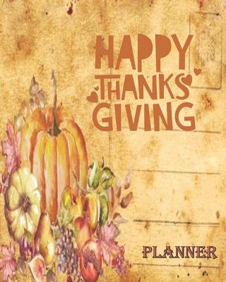 Book cover for Happy Thanksgiving - Planner