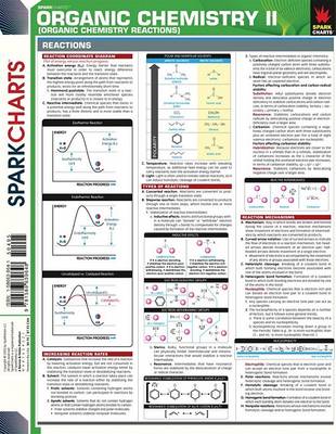 Book cover for Organic Chemistry II (Organic Chemistry Reactions) (Sparkcharts)