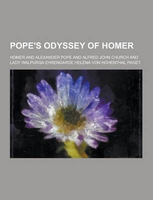 Book cover for Pope's Odyssey of Homer