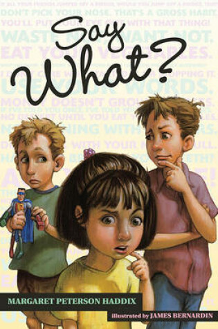 Cover of Say What?