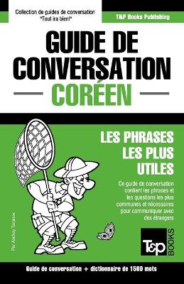 Book cover for Guide de conversation Francais-Coreen et dictionnaire concis de 1500 mots