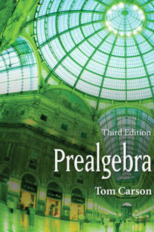 Cover of Prealgebra