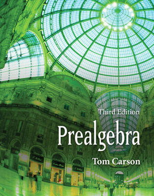 Book cover for Prealgebra