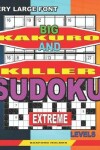 Book cover for Very large font. Big Kakuro and Killer Sudoku extreme levels.