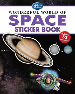 Book cover for Disney Learning Wonderful World of Space Sticker Book