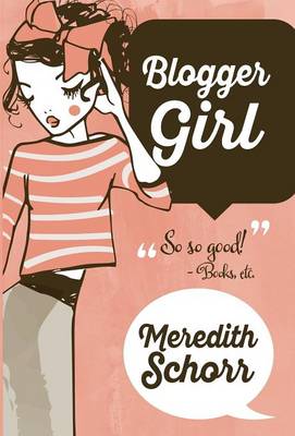 Book cover for Blogger Girl