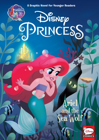Book cover for Disney Princess: Ariel and the Sea Wolf (Younger Readers Graphic Novel)
