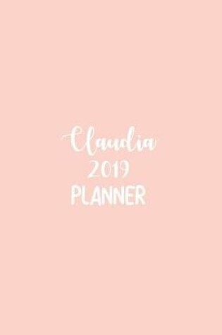 Cover of Claudia 2019 Planner