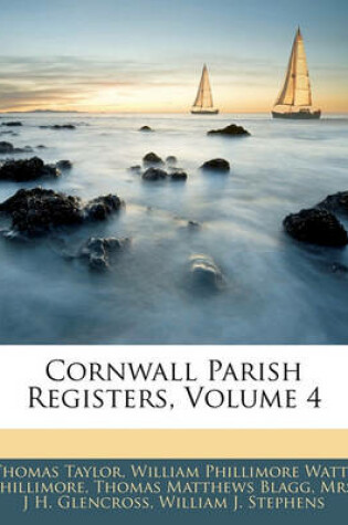 Cover of Cornwall Parish Registers, Volume 4