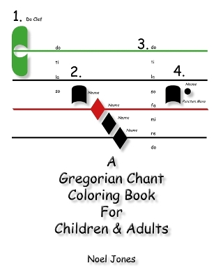 Book cover for A Gregorian Chant Coloring Book For Children & Adults