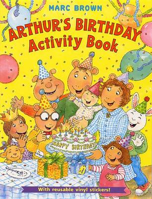 Book cover for Arthur's Birthday Activity Book