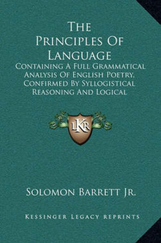 Cover of The Principles of Language