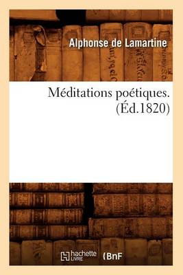 Book cover for M�ditations Po�tiques . (�d.1820)