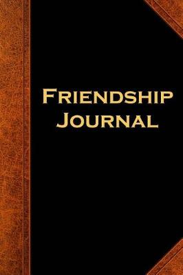 Cover of Friendship Journal Vintage Style