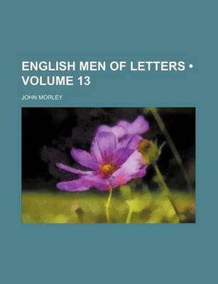 Book cover for English Men of Letters (Volume 13)