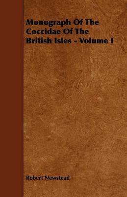 Book cover for Monograph Of The Coccidae Of The British Isles - Volume I