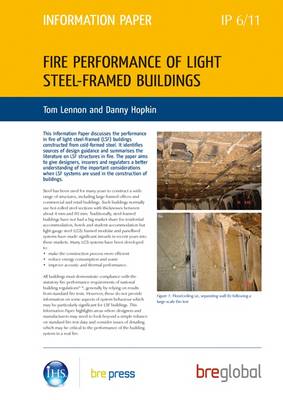 Book cover for Fire Performance of Light Steel-framed Buildings