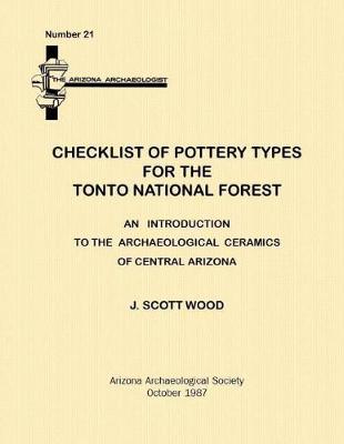 Book cover for Checklist of Pottery Types for the Tonto National Forest