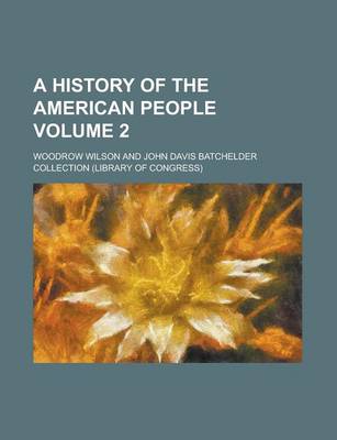 Book cover for A History of the American People (Volume 01)