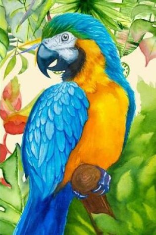 Cover of Tropical Macaw Notebook Journal