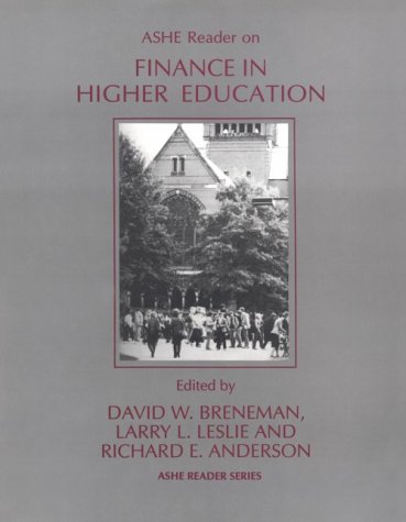 Book cover for Ashe Reader:Finance in Higher Education