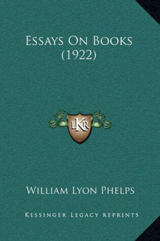 Cover of Essays on Books (1922)